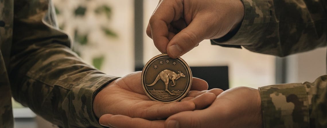 Custom ADF Coins: Commemorating Mateship and Service